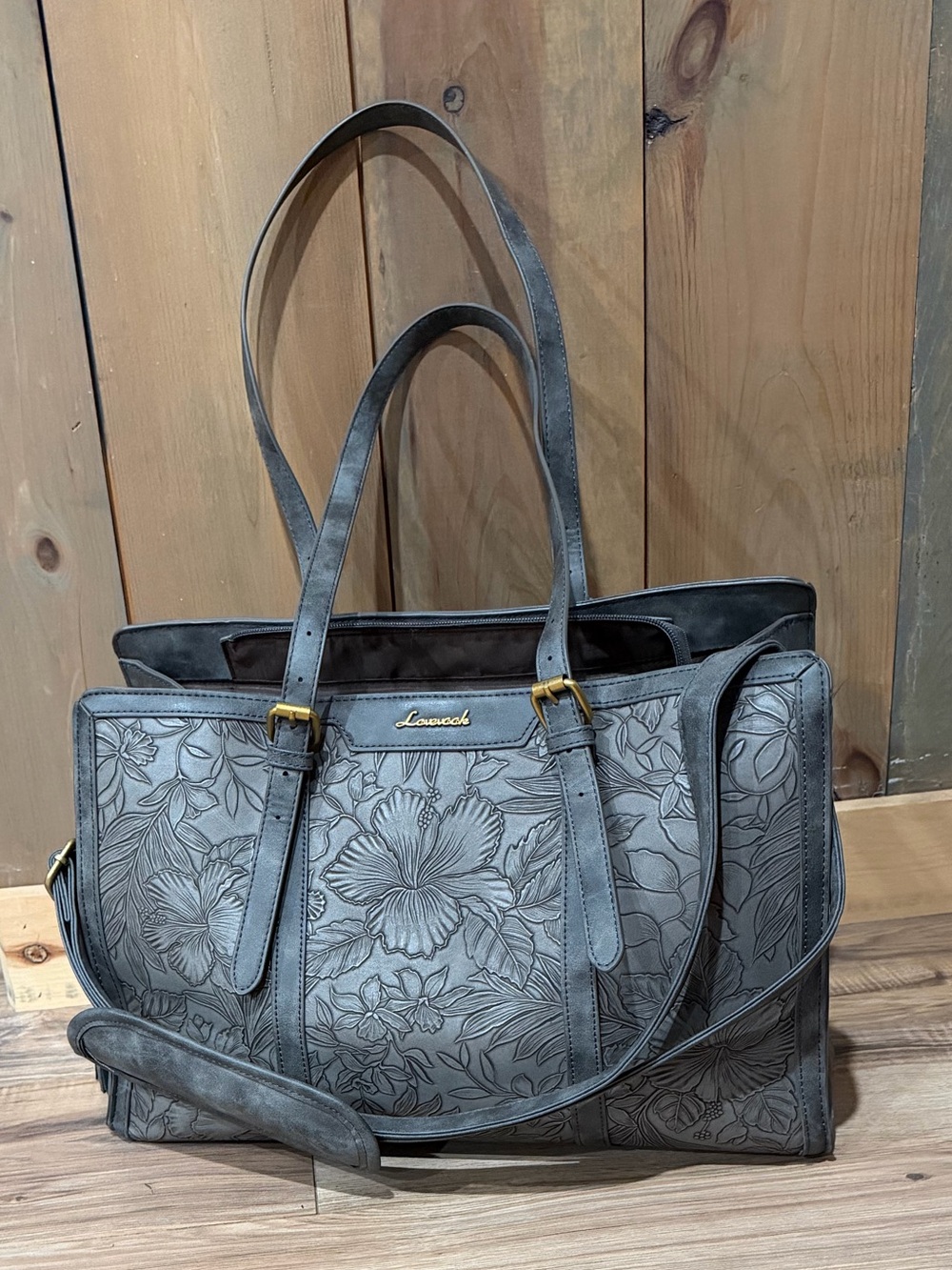 Grey Interior Organizer Tote